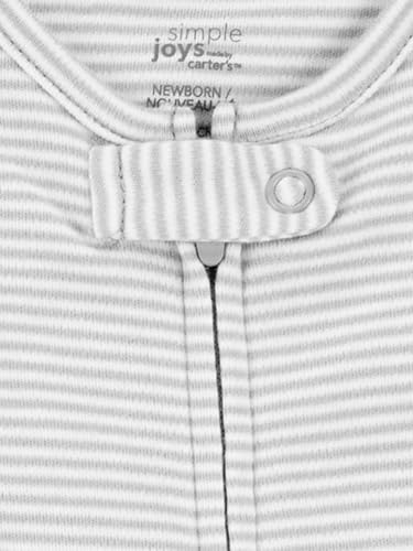 Unisex Baby Strampler 3er Pack – Neutral, 0-3 Monate, Weich & Bequem 👶✨